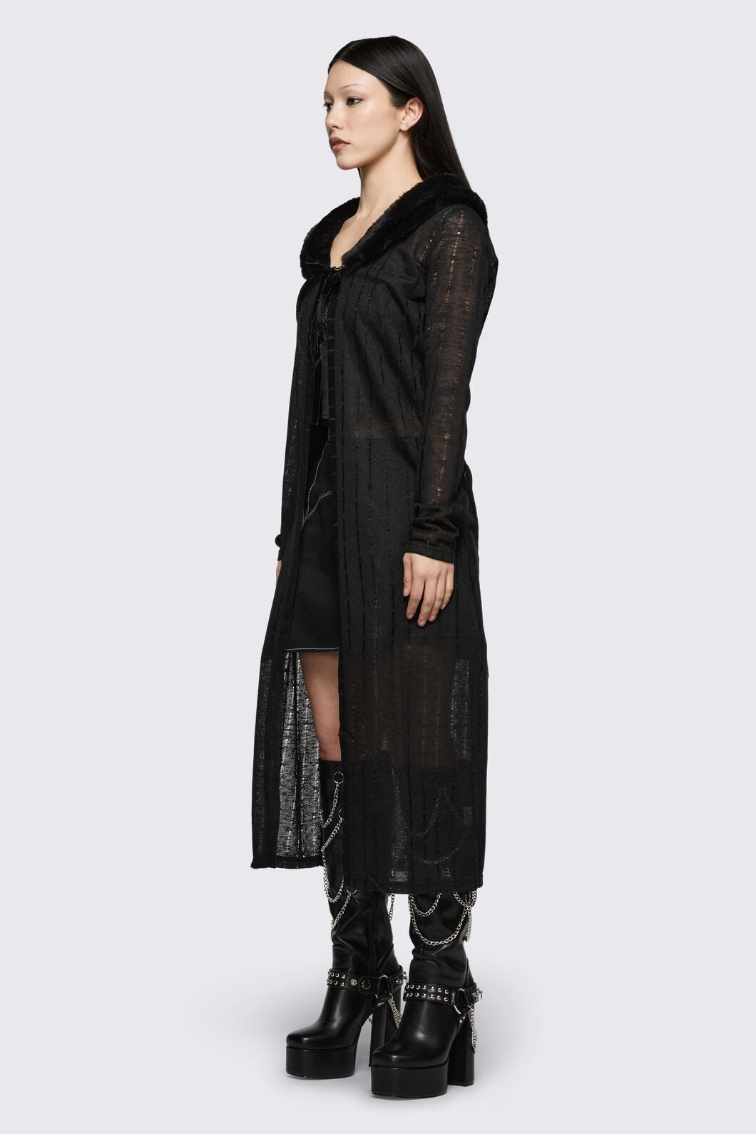 Black Friday - Minister Knit Cloak - black