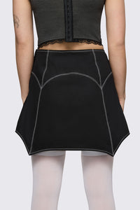 Black Friday - Goth Bat Skort - black