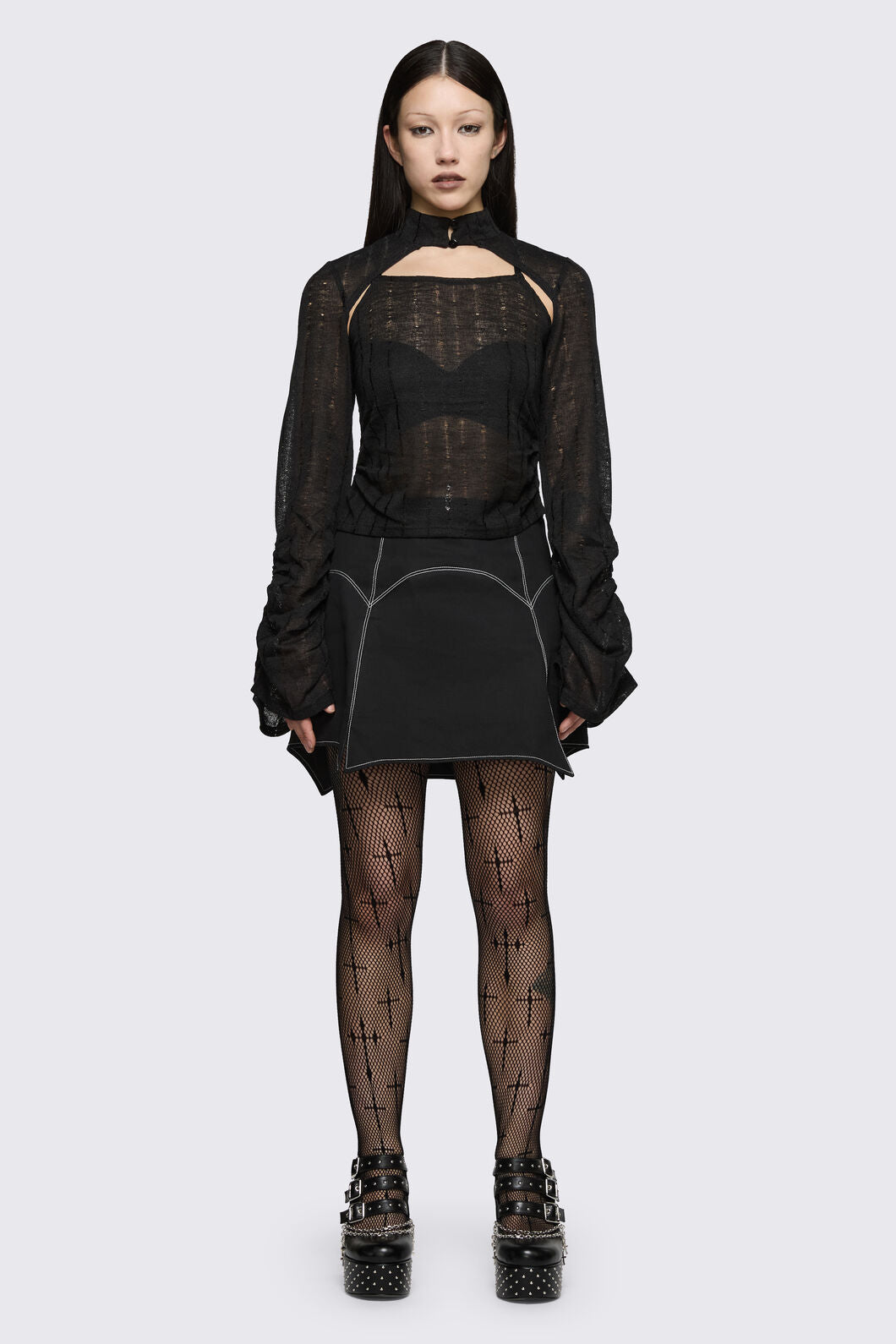 Black Friday - Minister Knit Sleeve Tank - black