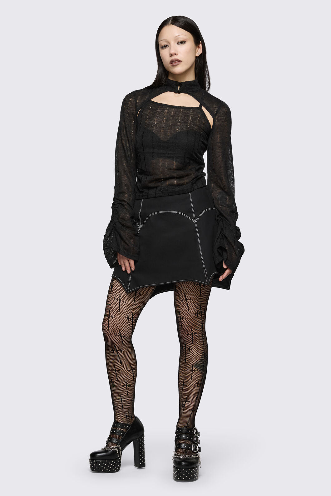 Black Friday - Minister Knit Sleeve Tank - black
