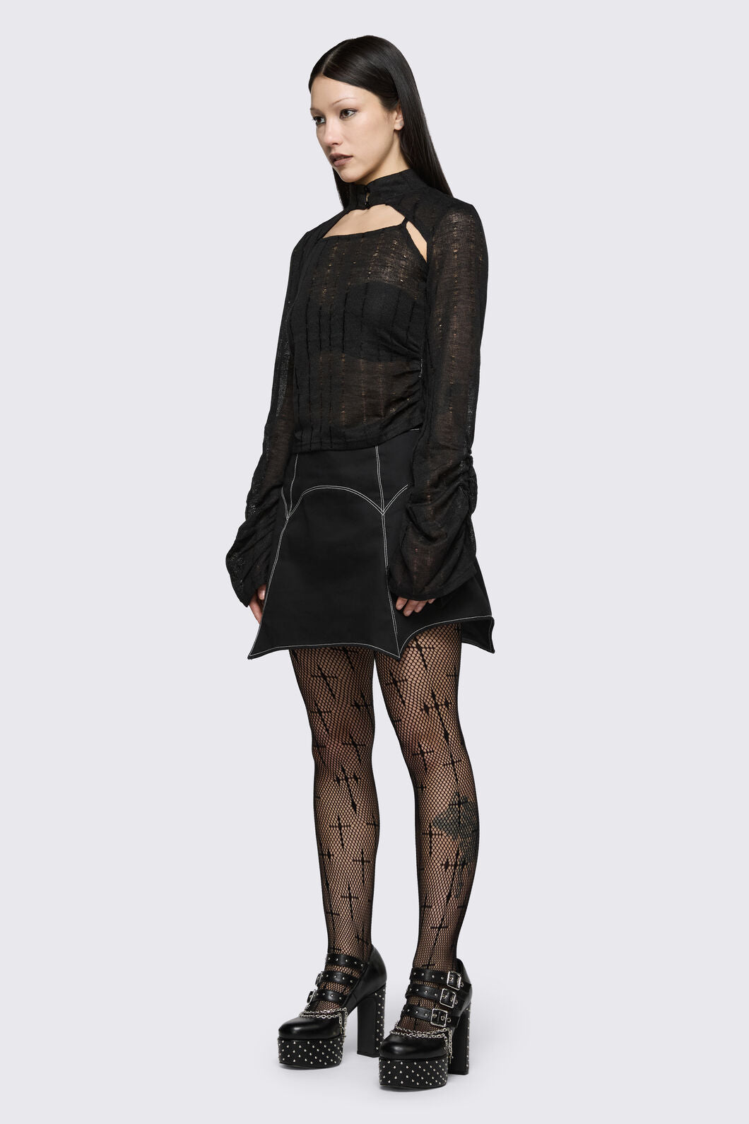 Black Friday - Minister Knit Sleeve Tank - black