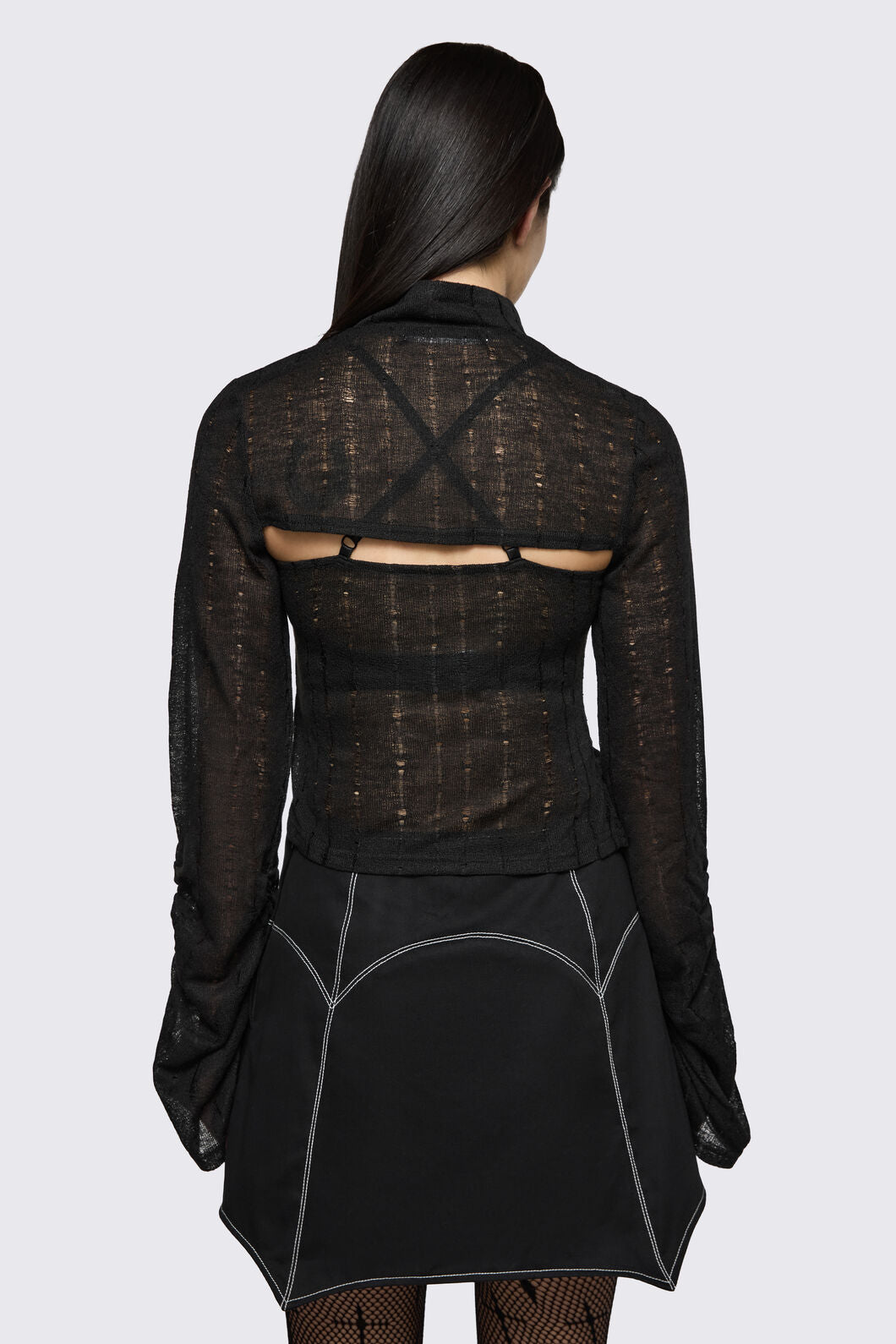 Black Friday - Minister Knit Sleeve Tank - black