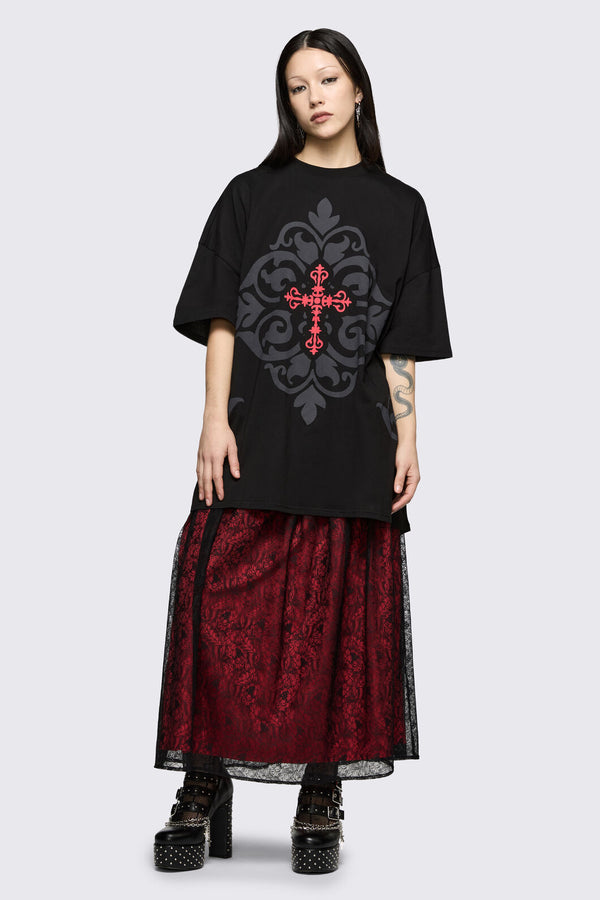 Black Friday - Sunday Oversized Tee - black