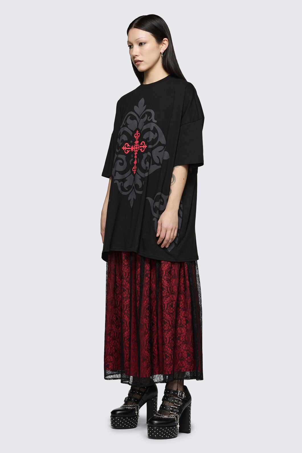 Black Friday - Sunday Oversized Tee - black