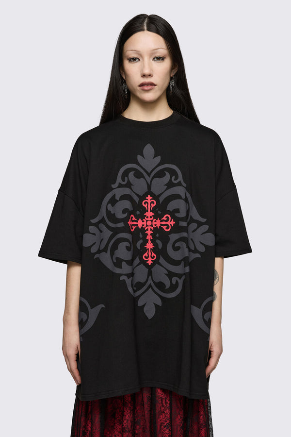 Black Friday - Sunday Oversized Tee - black