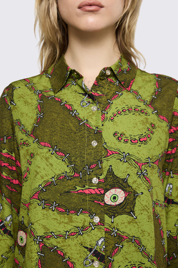 Black Friday - Decay Blouse - olive
