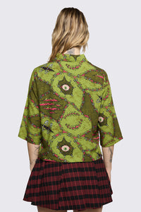 Black Friday - Decay Blouse - olive