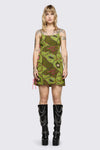 Black Friday - Decay Dress - olive