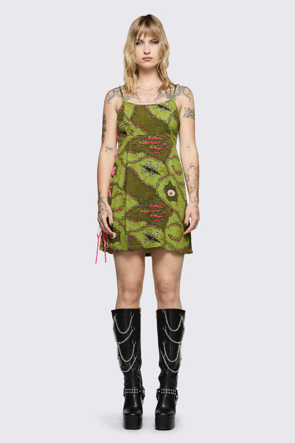 Black Friday - Decay Dress - olive
