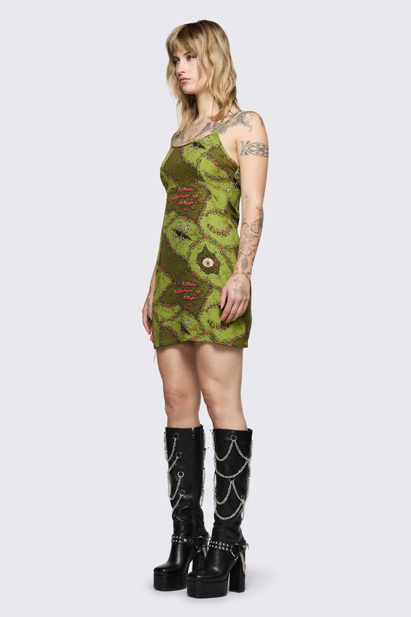 Black Friday - Decay Dress - olive