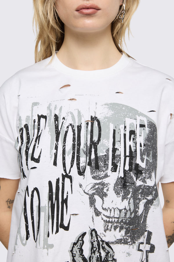 Black Friday - Decay Tee - white