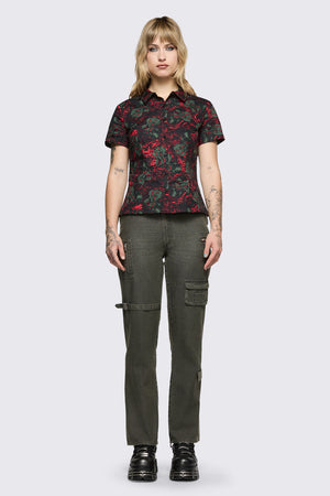 Black Friday - Second Death Blouse - multi