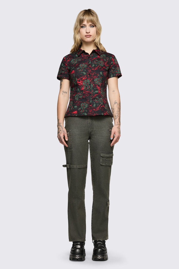 Black Friday - Second Death Blouse - multi