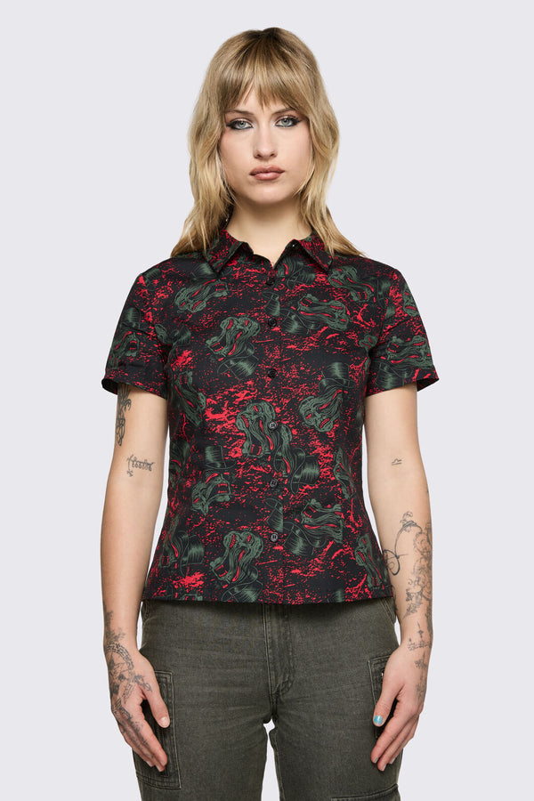Black Friday - Second Death Blouse - multi