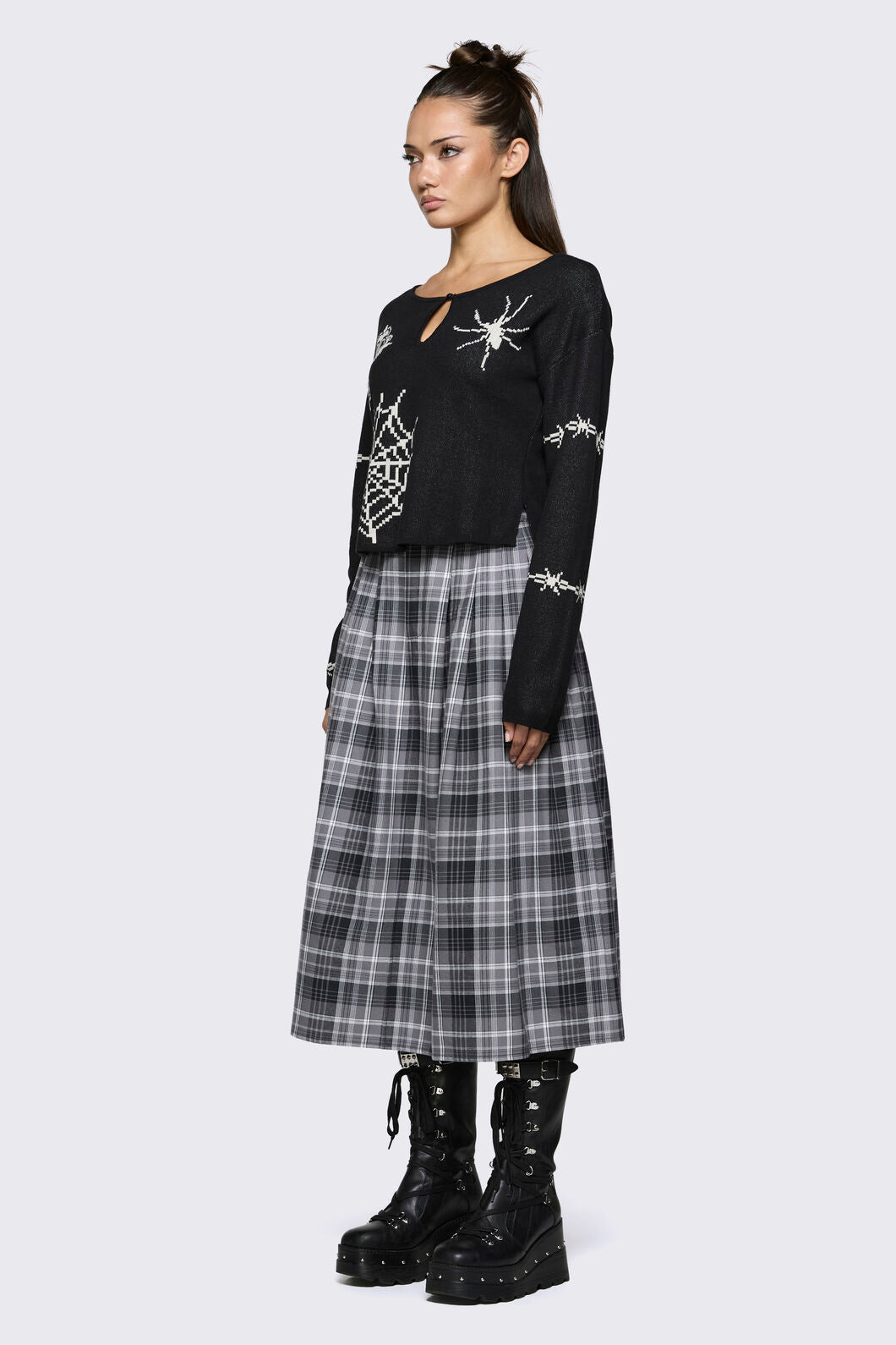 Black Friday - Spritely Graphic Knit Jumper - black