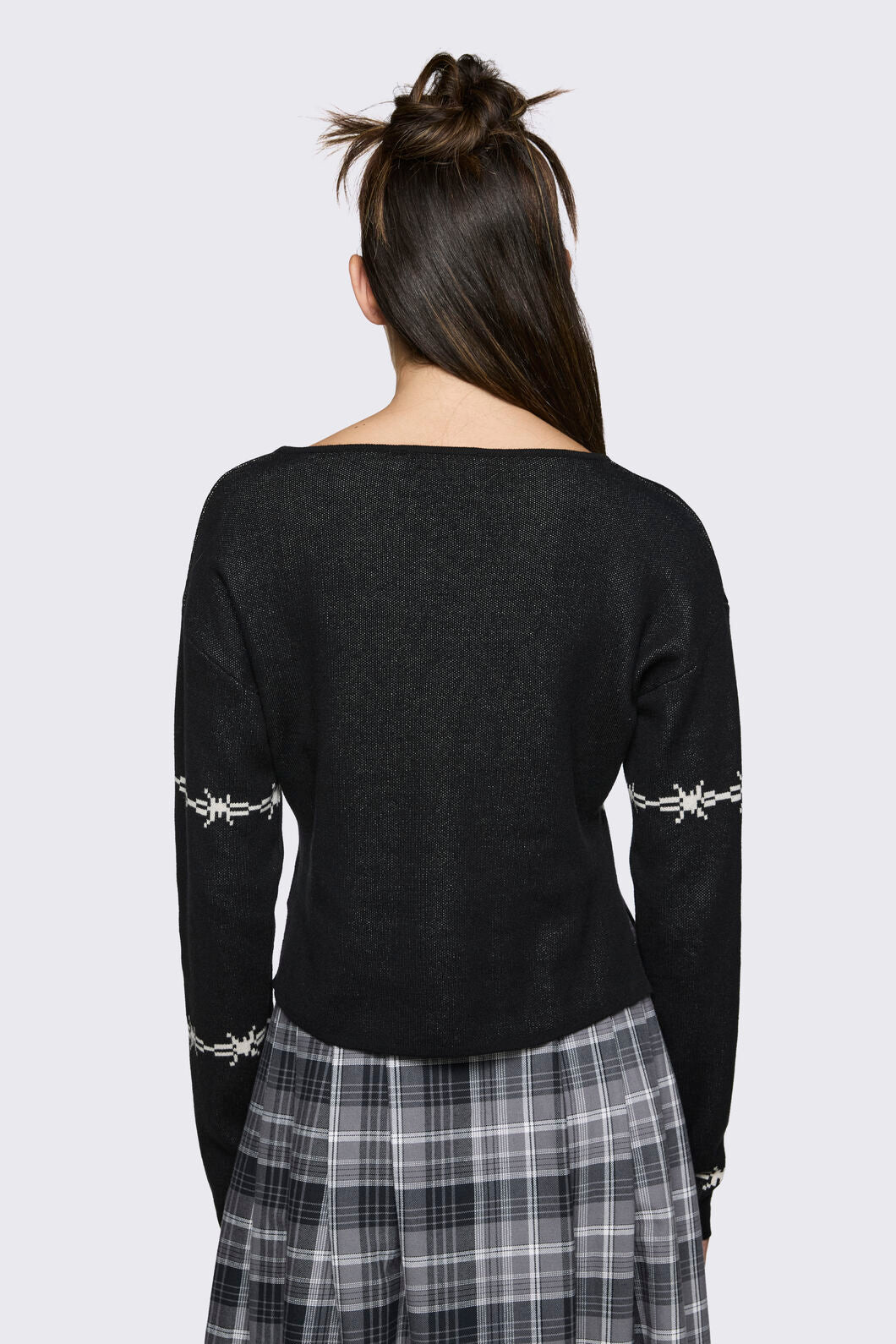 Black Friday - Spritely Graphic Knit Jumper - black