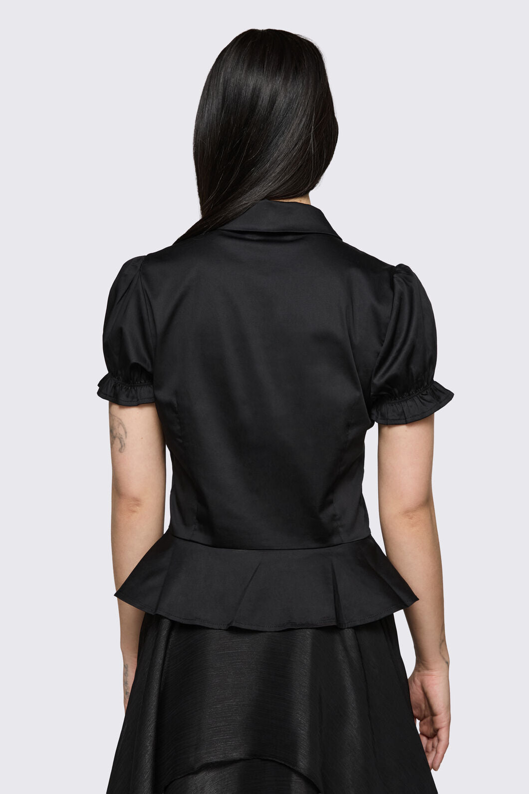 Black Friday - Mythical Peplum Blouse  - black