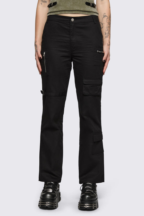 Black Friday - Basic Goth Utility Cargo Pant - black