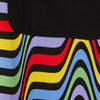 Warped Print Dress