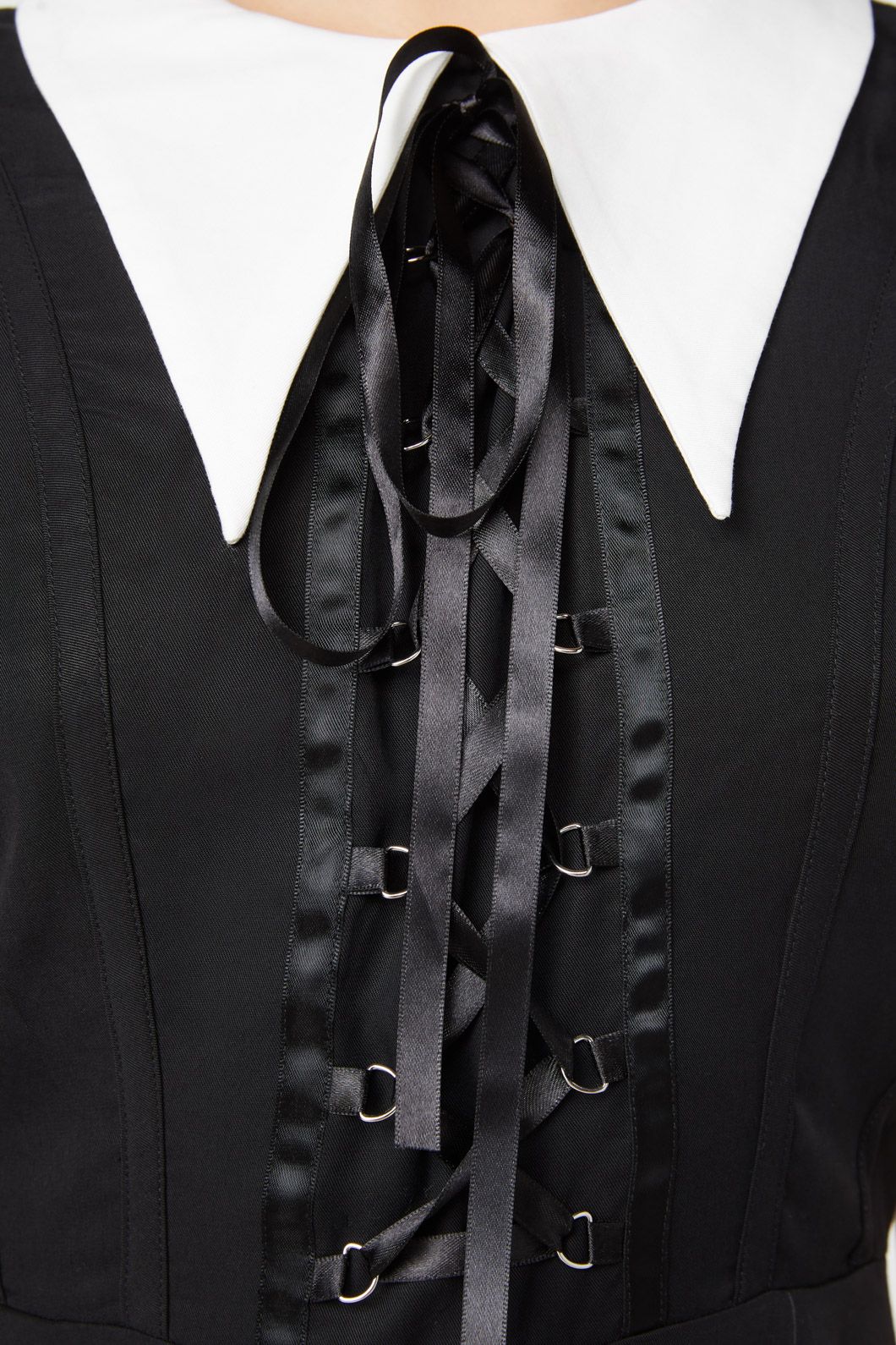 Black Friday - All Tied Up Gothic Dress - black