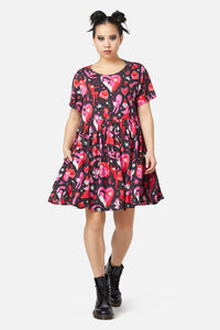 Dangerfield - Devil Dance Party Dress - black