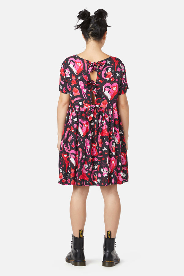 Dangerfield - Devil Dance Party Dress - black