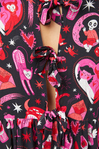 Dangerfield - Devil Dance Party Dress - black