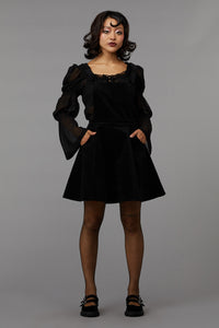 Black Friday - Ring Mastress Pinafore - black