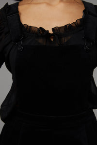 Black Friday - Ring Mastress Pinafore - black