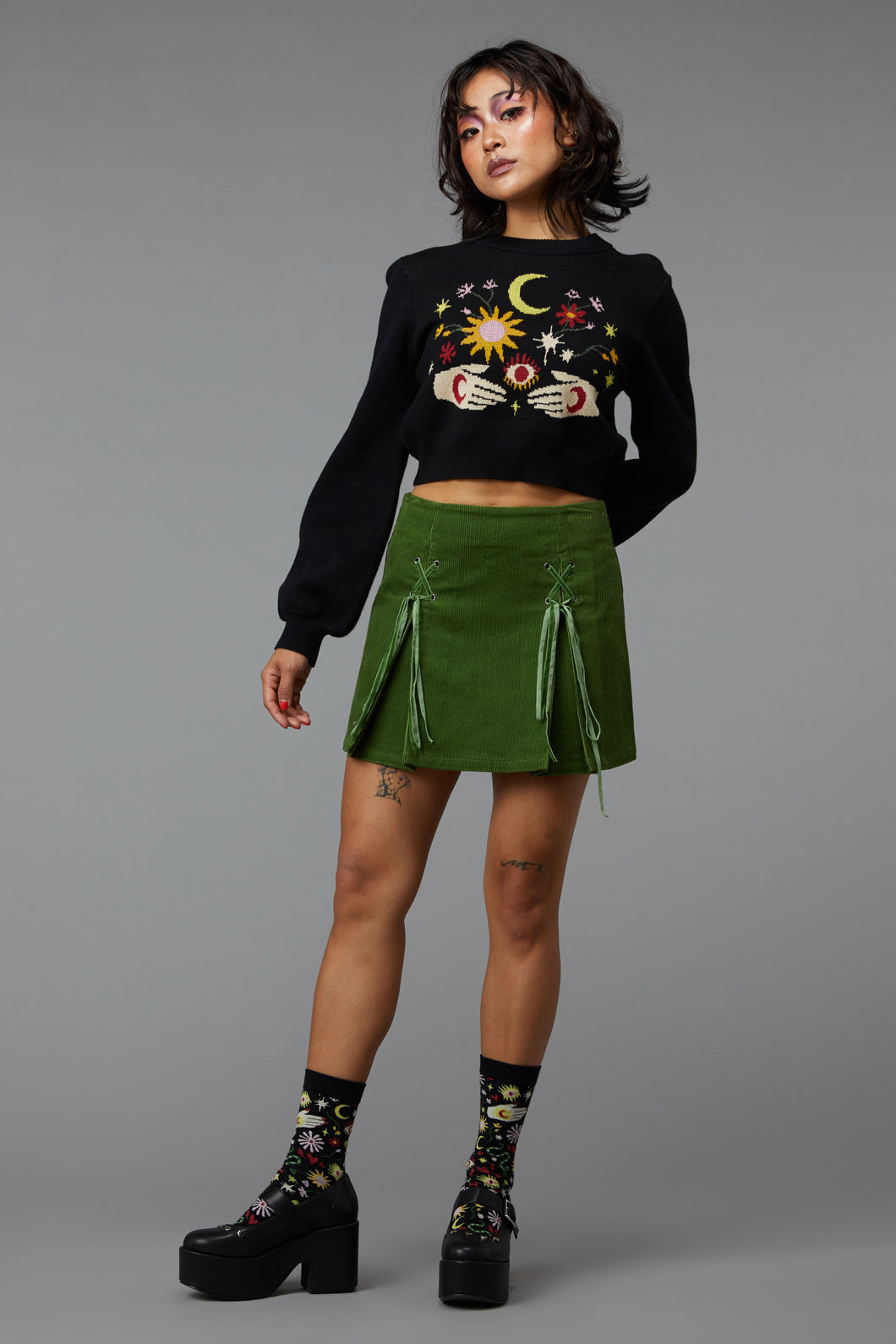 Black Friday - Contortionist Skirt - green