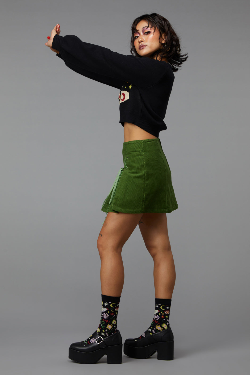 Black Friday - Contortionist Skirt - green