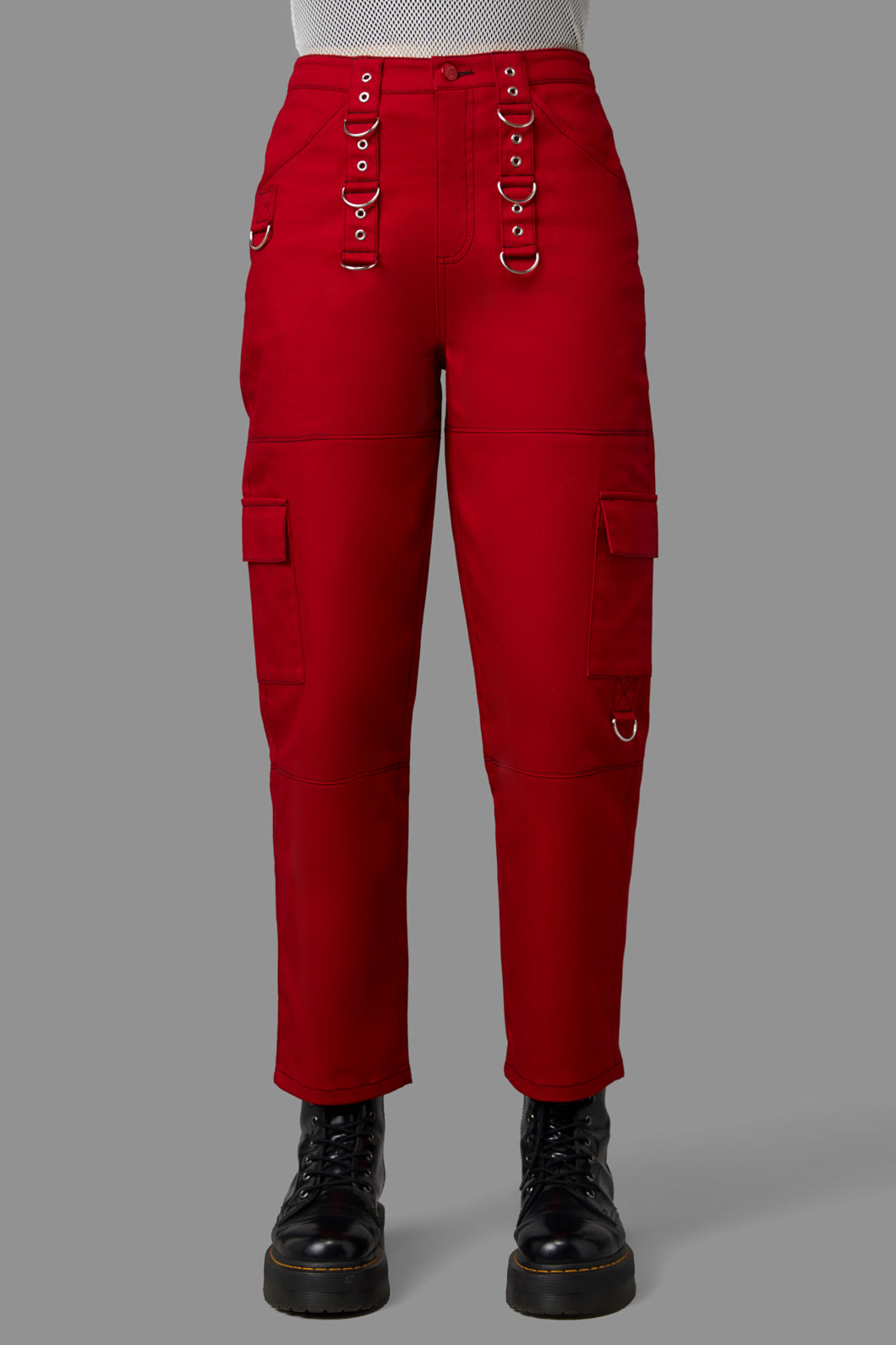 Black Friday - Occultist Cargo Pant - red