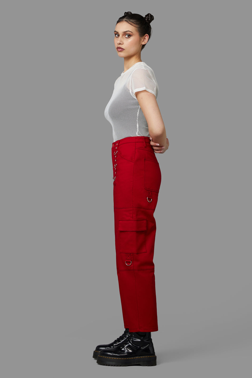 Black Friday - Occultist Cargo Pant - red