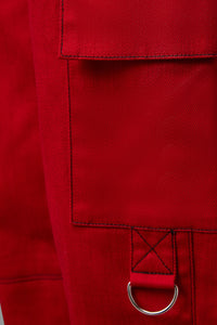 Black Friday - Occultist Cargo Pant - red