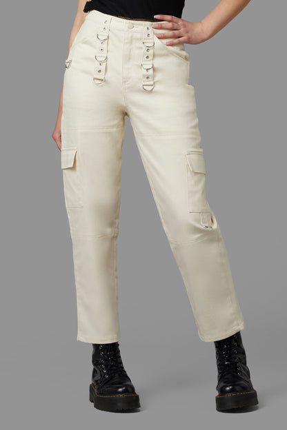 Black Friday - Occultist Cargo Pant - cream