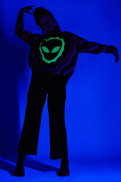 Black Friday - Alien Knit - black-green