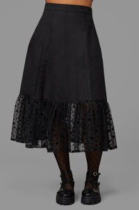 Black Friday - Shooting Star Skirt - black