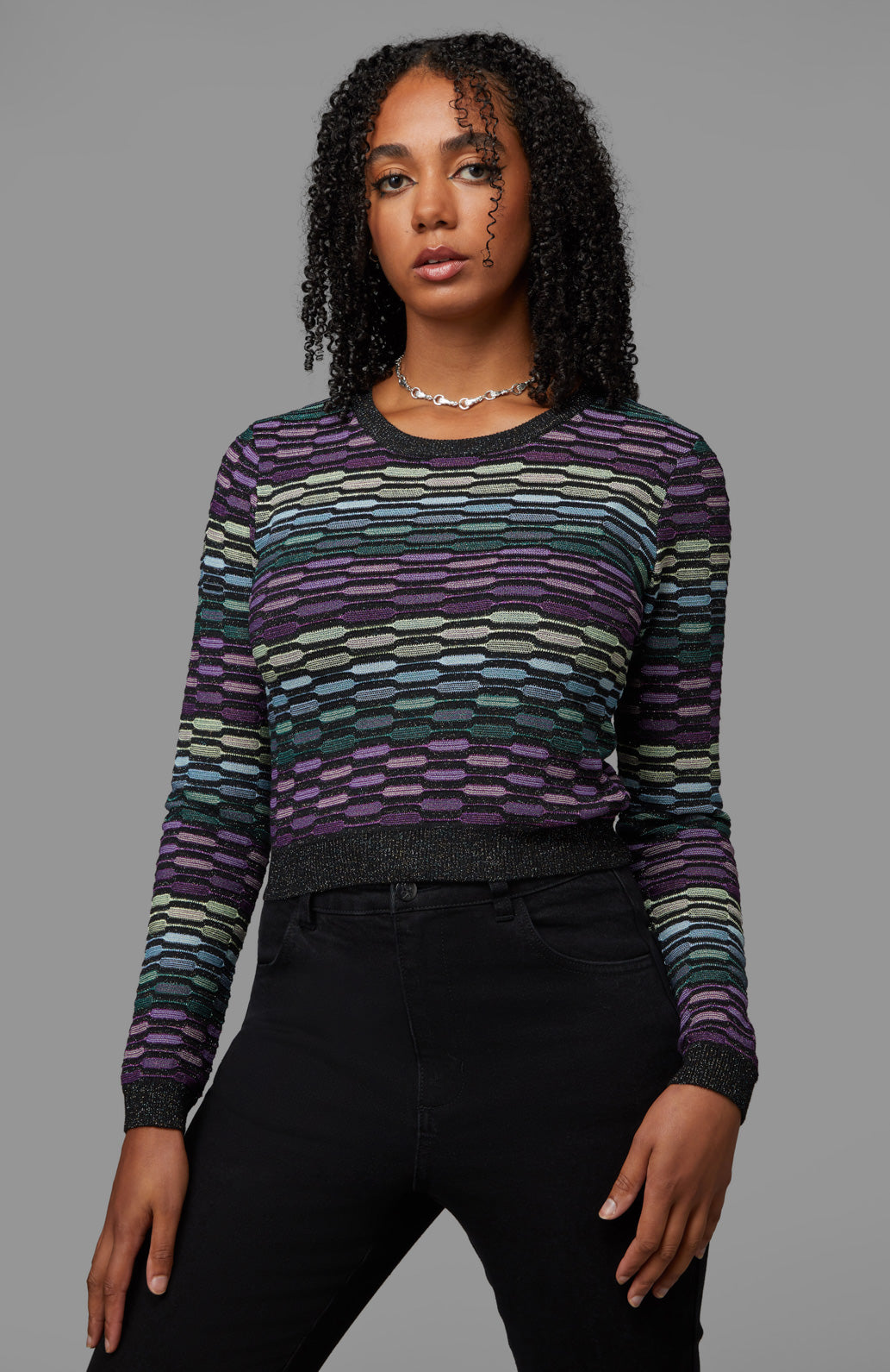 Black Friday - Meteorite LS Knit - black