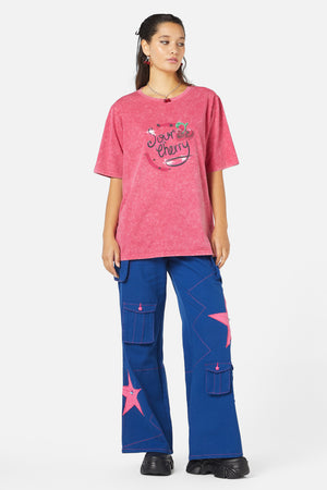 Black Friday - Airbrush Sour Cherry Tee - pink