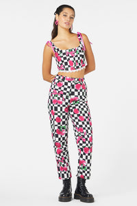 Black Friday - Super Psycho Pant - black-white