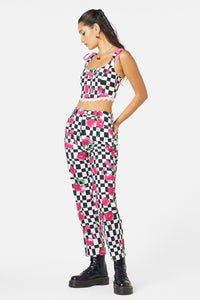 Black Friday - Super Psycho Pant - black-white