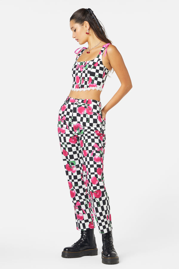 Black Friday - Super Psycho Pant - black-white
