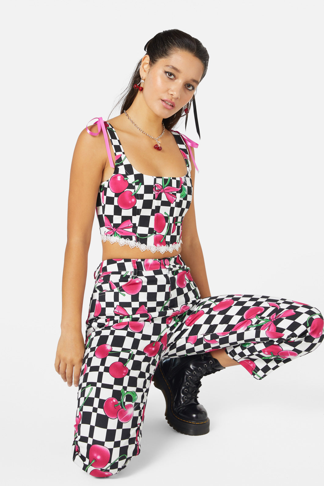 Black Friday - Super Psycho Pant - black-white