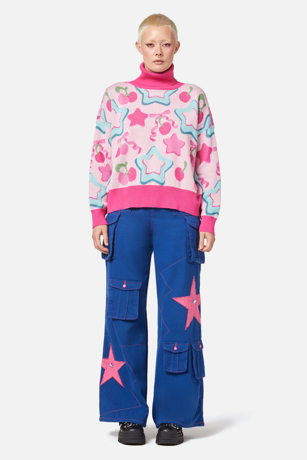 Black Friday - So Sweet Turtle Neck Knit - pink