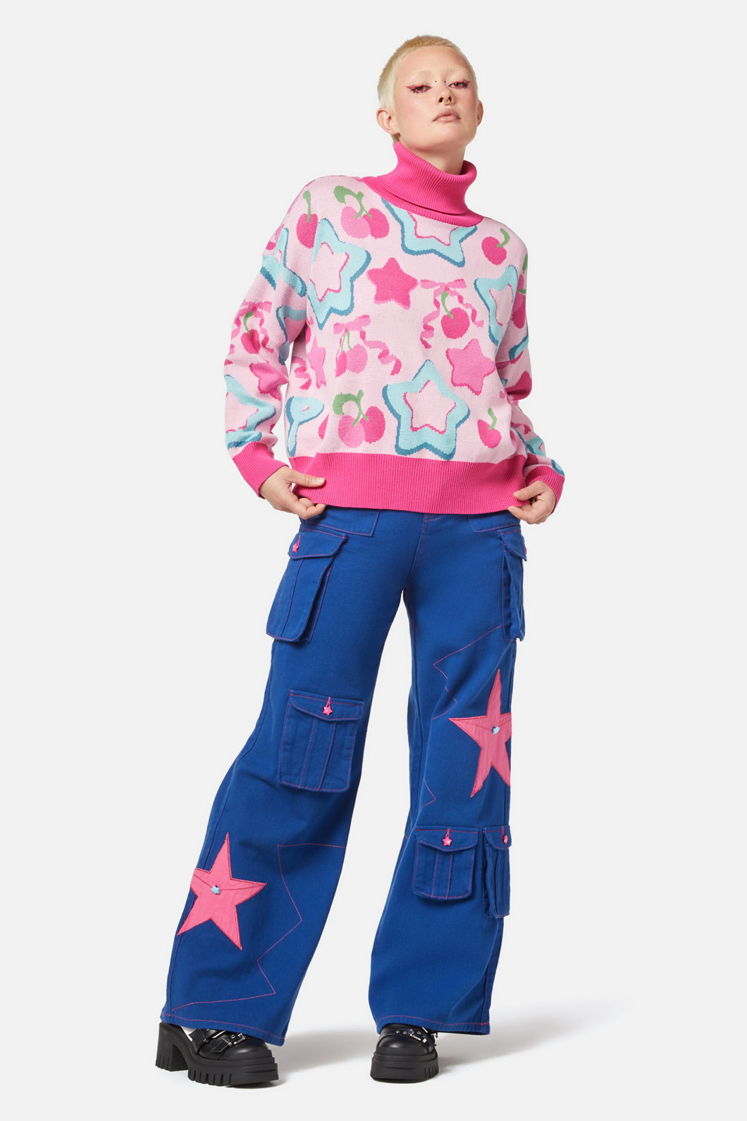Black Friday - So Sweet Turtle Neck Knit - pink