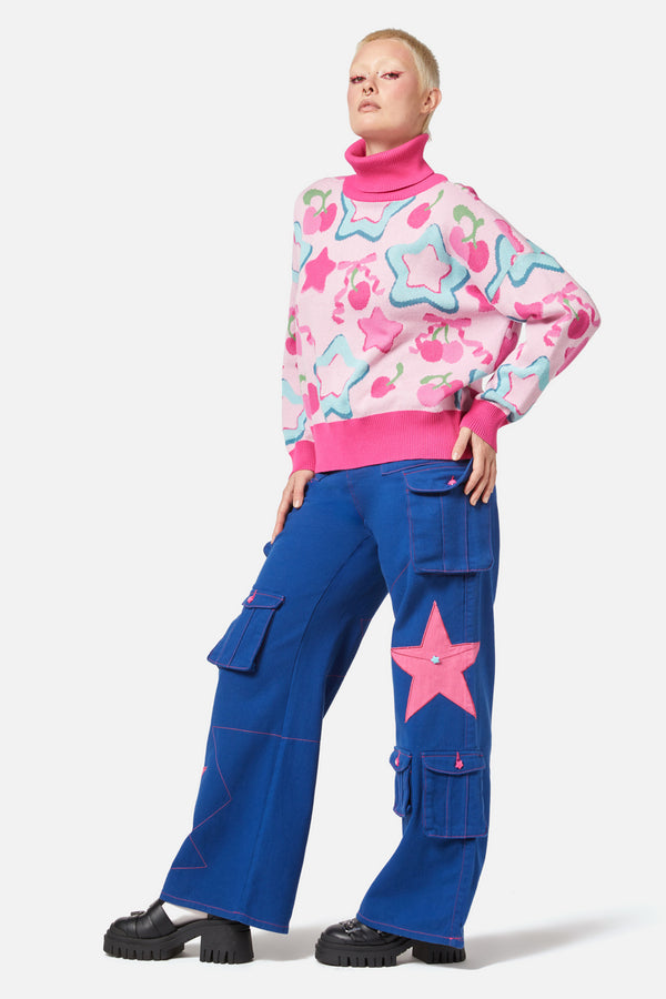 Black Friday - So Sweet Turtle Neck Knit - pink