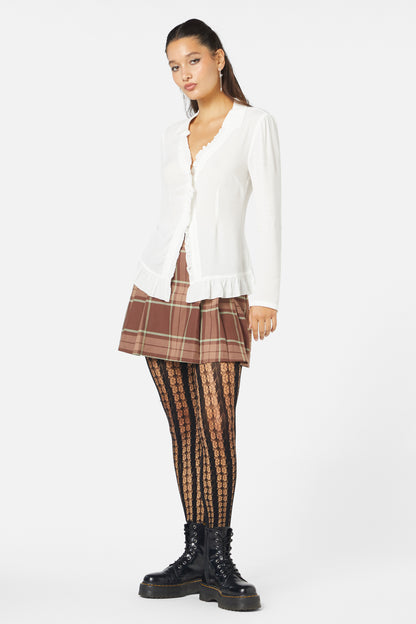 Black Friday - Fern Frill Blouse - cream