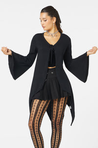 Black Friday - Fern Tie Cardi - black