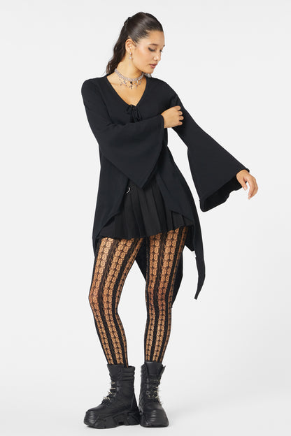Black Friday - Fern Tie Cardi - black