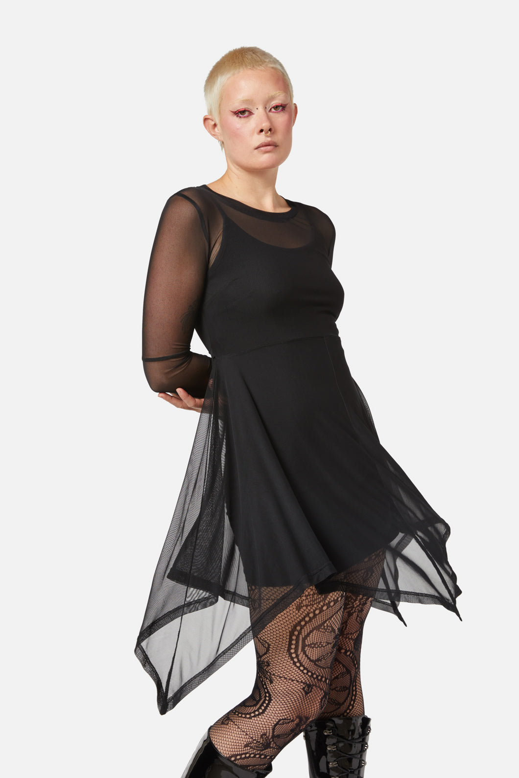 Black Friday - Fern Mesh Dress - black